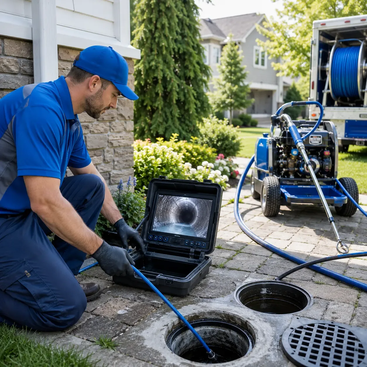 Outdoor drain cleaning professionals serving Starford, PA